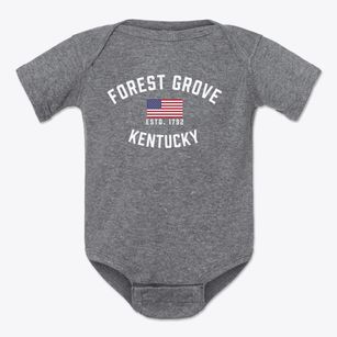 Forest Grove Kentucky Patriot Baby Onesie