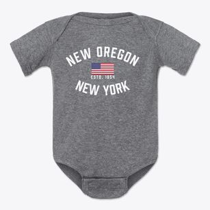 New Oregon New York Patriot Baby Onesie