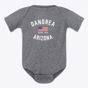 Dandrea Arizona Patriot Baby Onesie