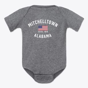 Mitchelltown Alabama Patriot Baby Onesie