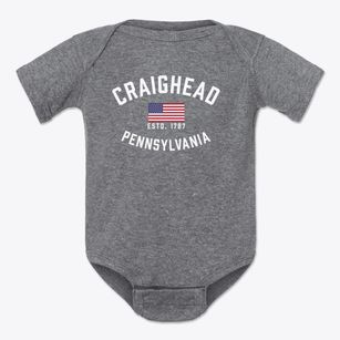 Craighead Pennsylvania Patriot Baby Onesie