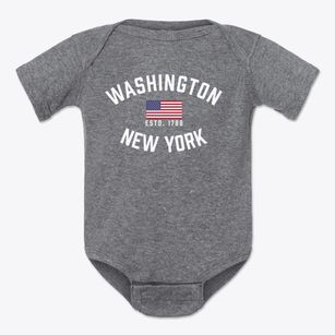 Washington New York Patriot Baby Onesie