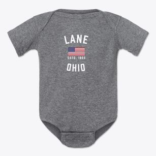 Lane Ohio Patriot Baby Onesie