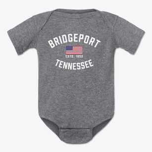 Bridgeport Tennessee Patriot Baby Onesie