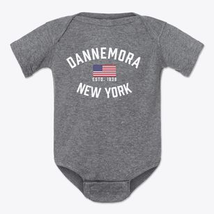 Dannemora New York Patriot Baby Onesie