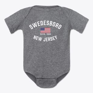 Swedesboro New Jersey Patriot Baby Onesie