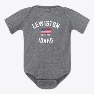 Lewiston Idaho Patriot Baby Onesie