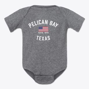 Pelican Bay Texas Patriot Baby Onesie