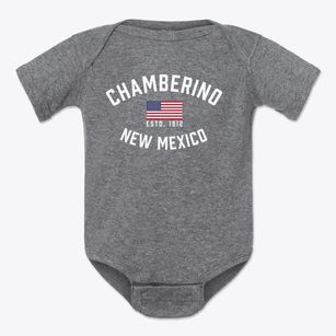 Chamberino New Mexico Patriot Baby Onesie
