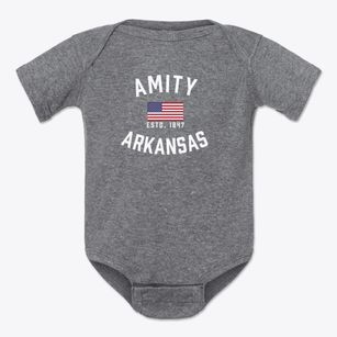 Amity Arkansas Patriot Baby Onesie