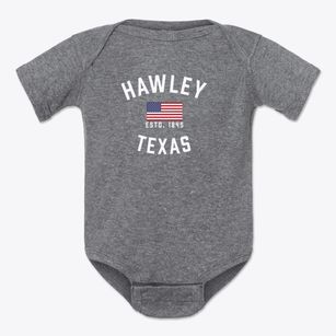 Hawley Texas Patriot Baby Onesie