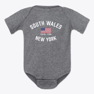 South Wales New York Patriot Baby Onesie
