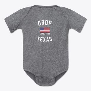 Drop Texas Patriot Baby Onesie