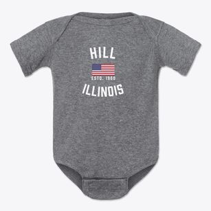 Hill Illinois Patriot Baby Onesie