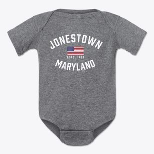 Jonestown Maryland Patriot Baby Onesie