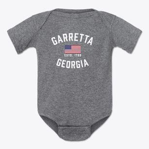 Garretta Georgia Patriot Baby Onesie