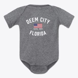 Deem City Florida Patriot Baby Onesie