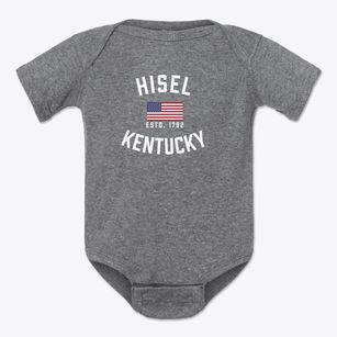 Hisel Kentucky Patriot Baby Onesie