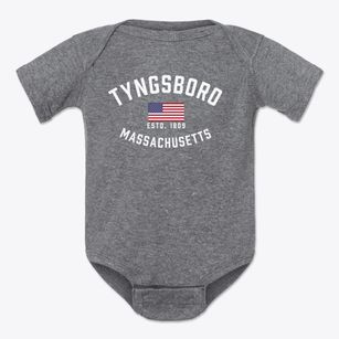 Tyngsboro Massachusetts Patriot Baby Onesie