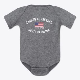 Carnes Crossroad South Carolina Patriot Baby Onesie