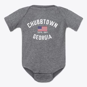 Chubbtown Georgia Patriot Baby Onesie