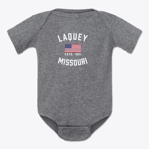 Laquey Missouri Patriot Baby Onesie