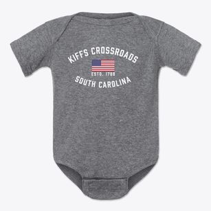 Kiffs Crossroads South Carolina Patriot Baby Onesie