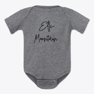 Elk Mountain North Carolina Freestyle Baby Onesie