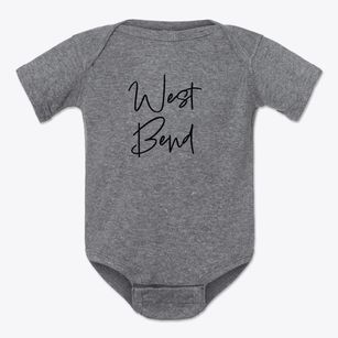 West Bend Iowa Freestyle Baby Onesie