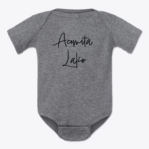 Acomita Lake New Mexico Freestyle Baby Onesie