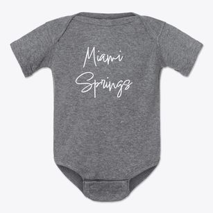 Miami Springs Florida Freestyle Baby Onesie