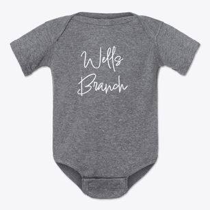 Wells Branch Maine Freestyle Baby Onesie
