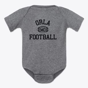 Orla Missouri Football Baby Onesie