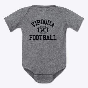 Viroqua Wisconsin Football Baby Onesie