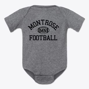 Montrose Minnesota Football Baby Onesie