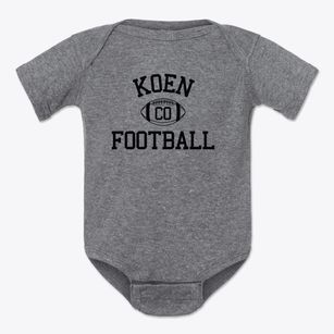 Koen Colorado Football Baby Onesie