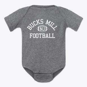 Bucks Mill New Jersey Football Baby Onesie
