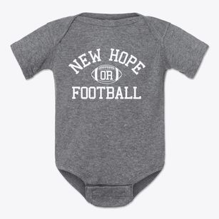 New Hope Oregon Football Baby Onesie