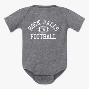 Rock Falls Iowa Football Baby Onesie