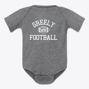 Greely Minnesota Football Baby Onesie