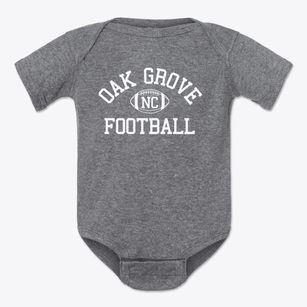 Oak Grove North Carolina Football Baby Onesie