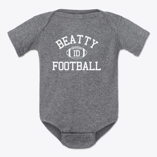 Beatty Idaho Football Baby Onesie