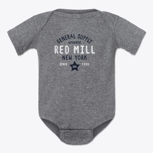 Red Mill New York General Supply Baby Onesie