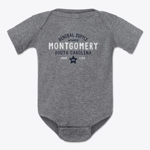 Montgomery South Carolina General Supply Baby Onesie
