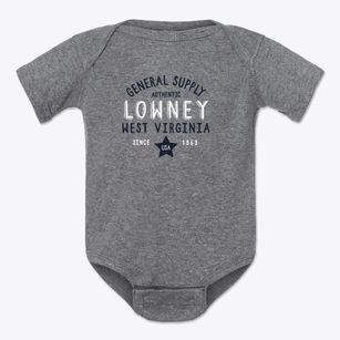 Lowney West Virginia General Supply Baby Onesie