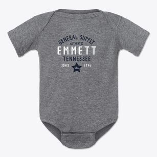 Emmett Tennessee General Supply Baby Onesie