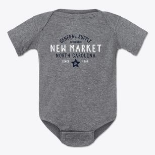New Market North Carolina General Supply Baby Onesie