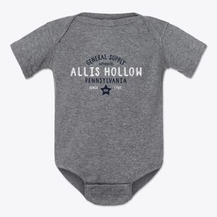 Allis Hollow Pennsylvania General Supply Baby Onesie