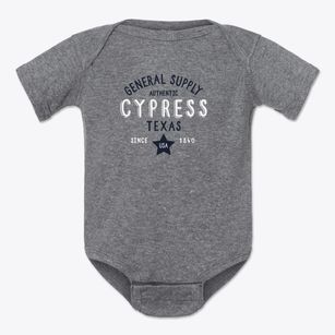 Cypress Texas General Supply Baby Onesie