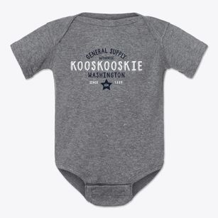 Kooskooskie Washington General Supply Baby Onesie